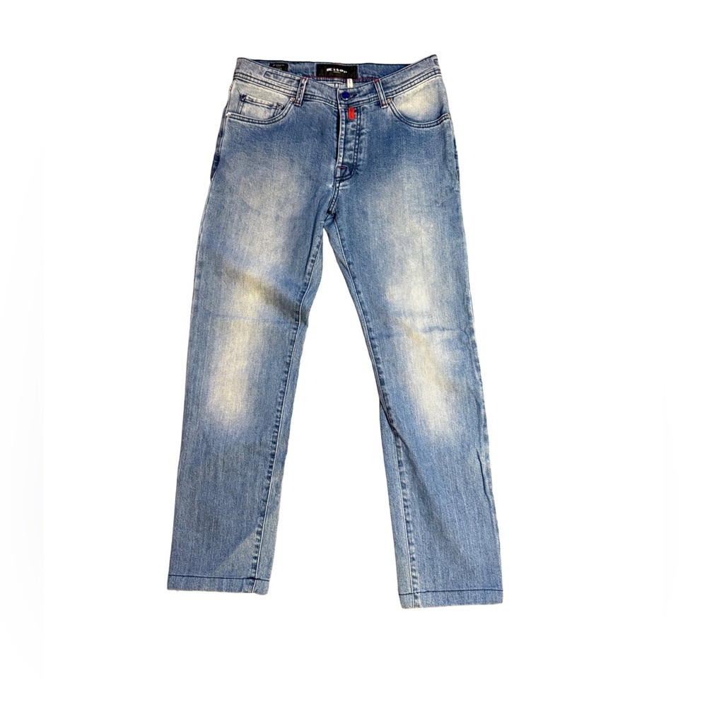 Kiton Light Blue Slim Jeans 31x27